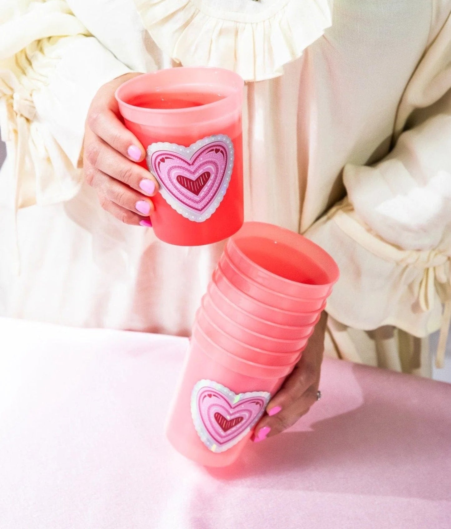 Heart Color Changing Cups