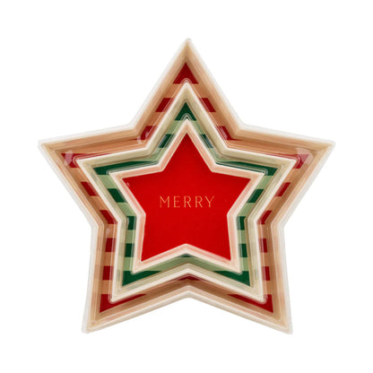 Merry + Joy Star Bamboo Set