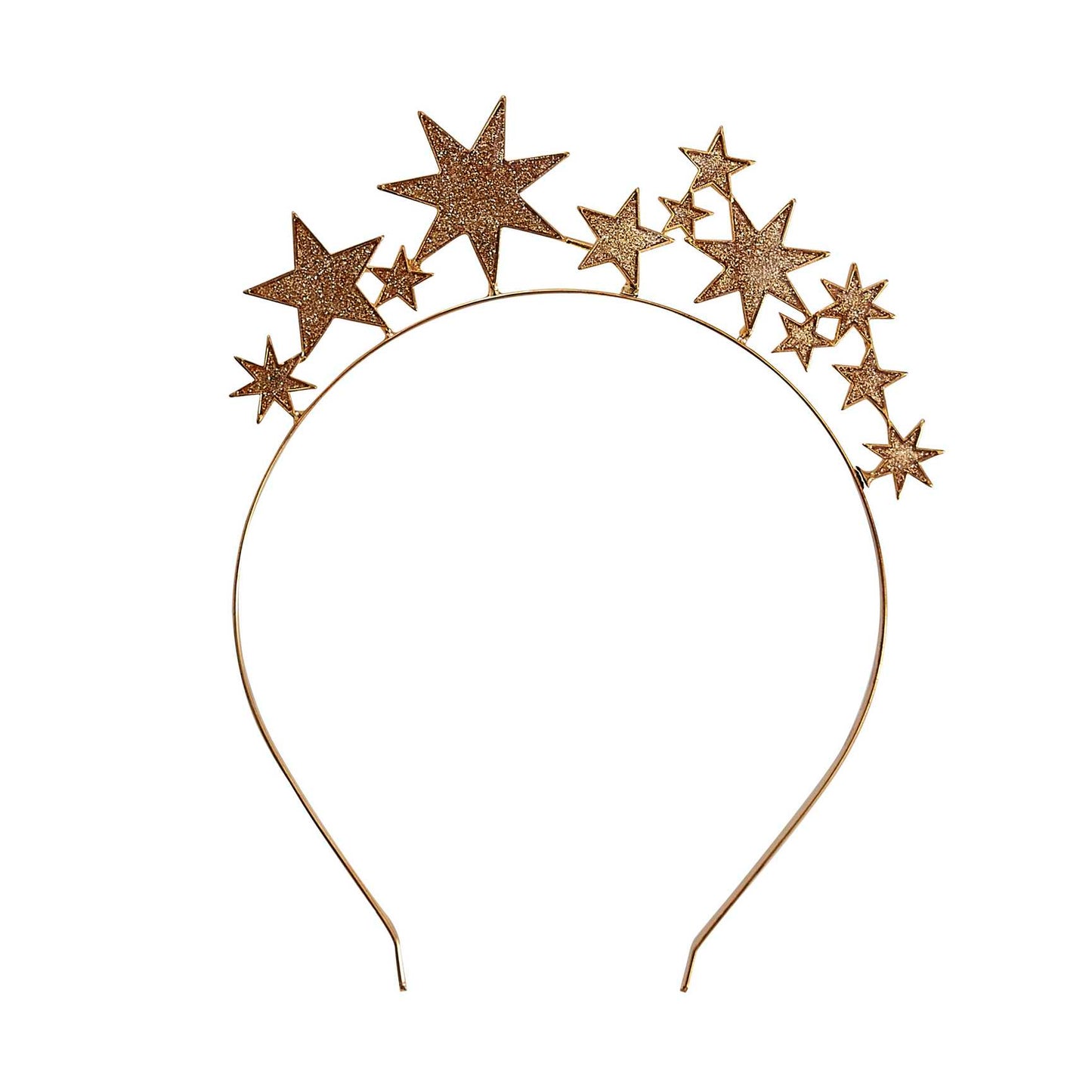 Headband Gold Metal With Stars