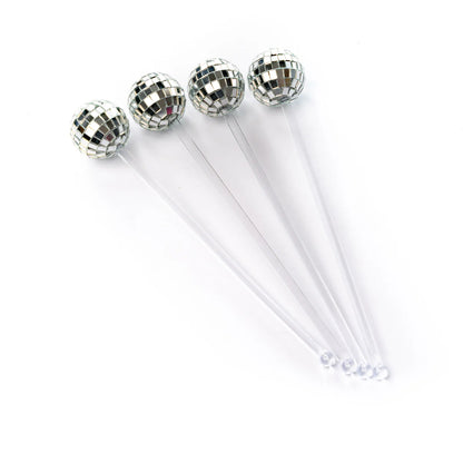 DISCO DRINK STIRRERS4 PACK