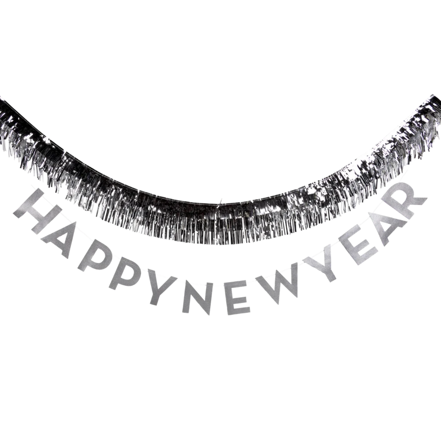 Happy New Year Fringed Banner