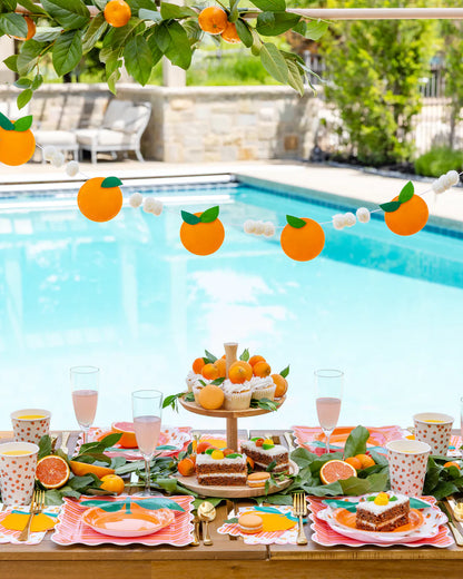 Felt Orange Banner