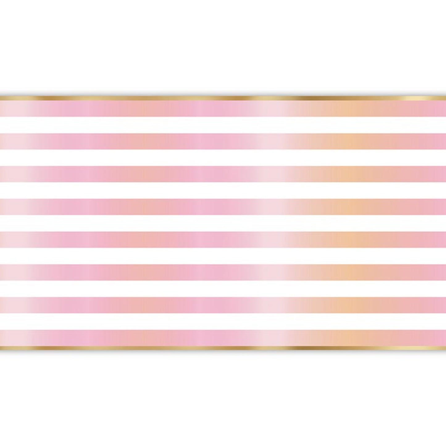 Foil Paper Table Runner - Birthday Stripe