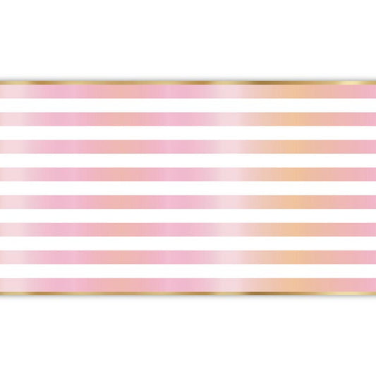 Foil Paper Table Runner - Birthday Stripe