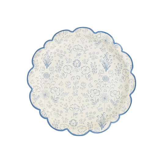 Plato floral de 10"