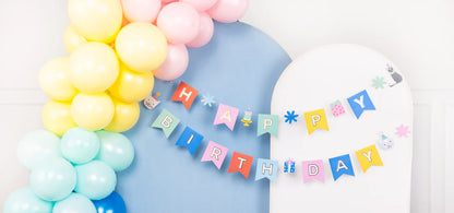 Happy Birthday Banner - Cat