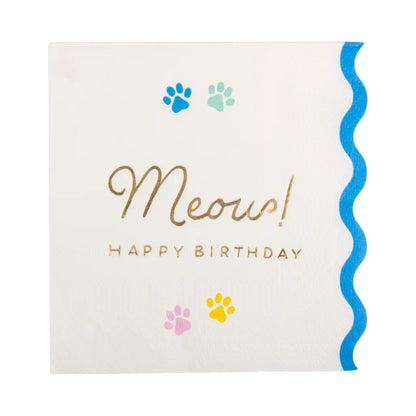 Meow Cocktail Napkin