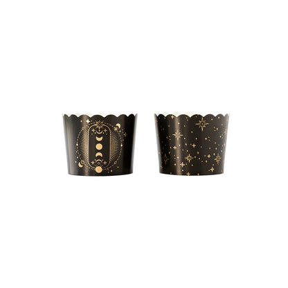 Gold Foil Black Magic Food Cups