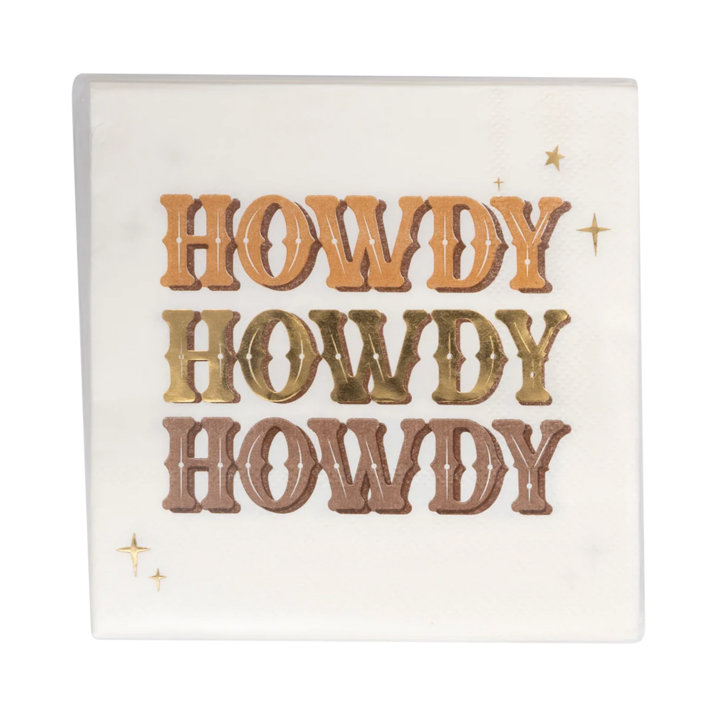 Cowboy Howdy Paper Napkin