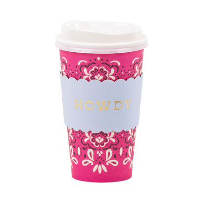 Cowgirl Pink Bandana To Go Cups