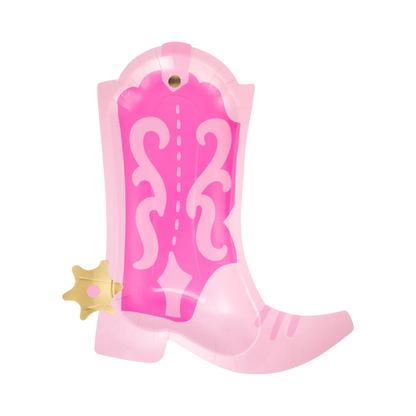 Cowgirl Pink Boot Shaped Plate