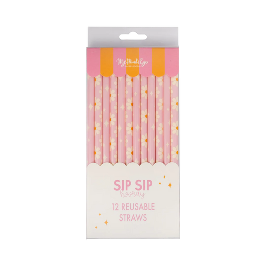 Disco Daisy Reusable Straws