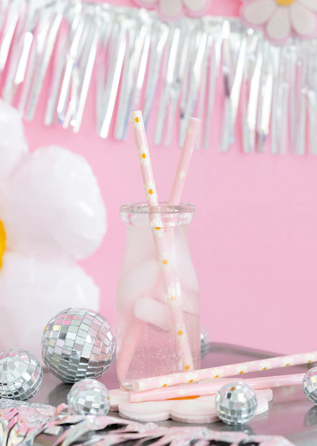 Disco Daisy Reusable Straws