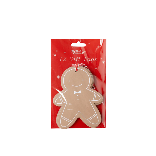 Gingerbread Man Tree Over-Sized Tags