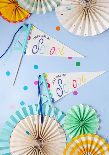 First Day Of School/Last day of School Pennant Banner Set