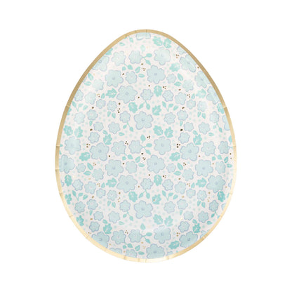 Ditsy Floral Egg Paper Plate Set