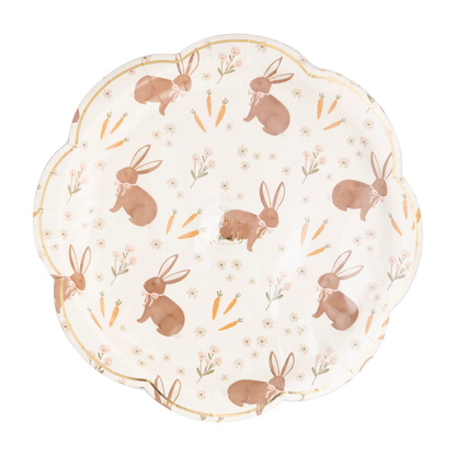 Rabbit Scatter Paper Plate