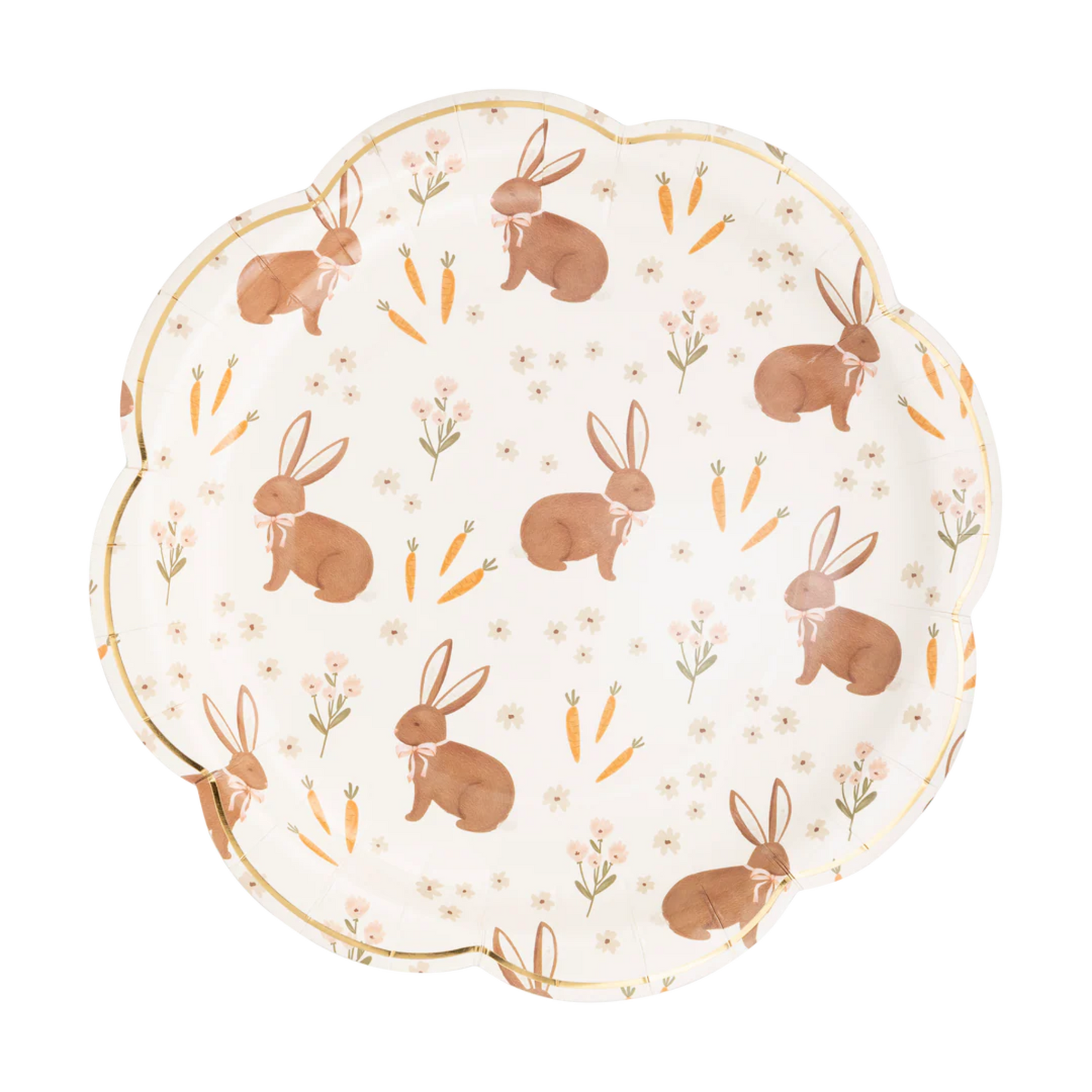 Rabbit Scatter Paper Plate