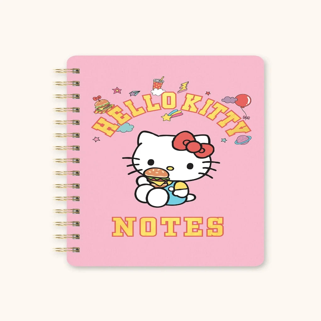 Hello Kitty College Letters Agatha Notebook With Sticker Sheet