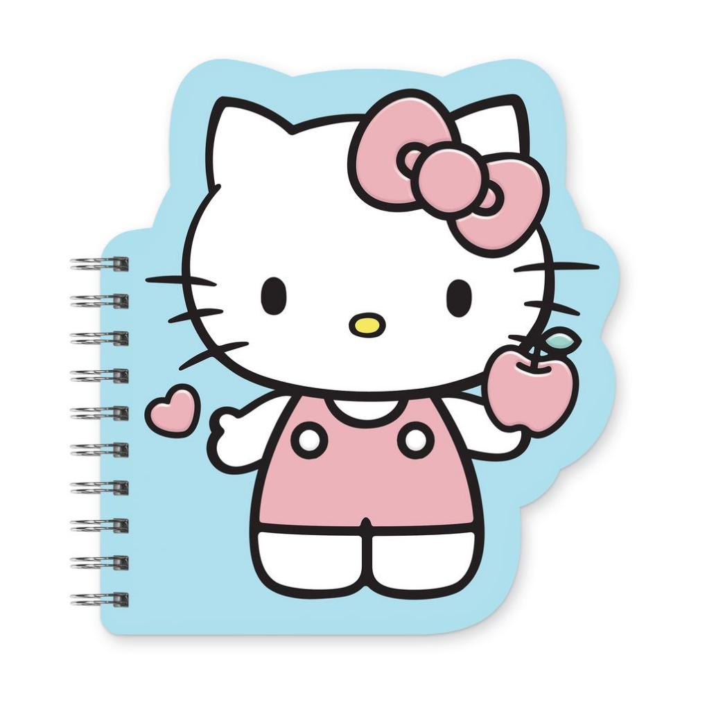 Hello Kitty Classic Blue Die-Cut Notebook