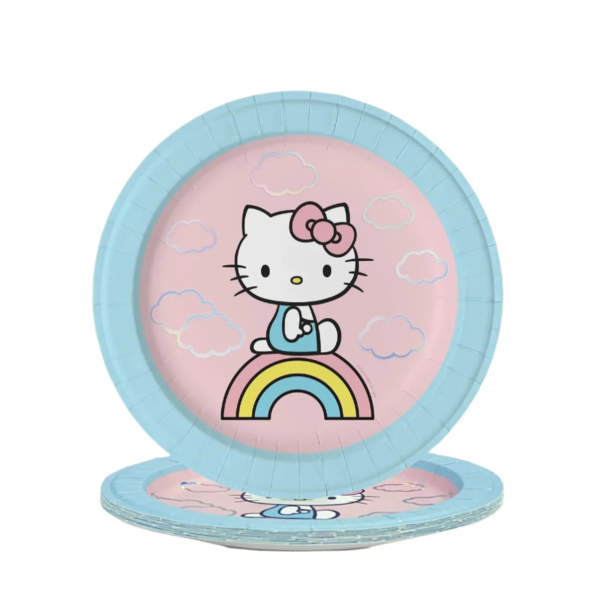 Hello Kitty Rainbow Skies Luncheon Plates