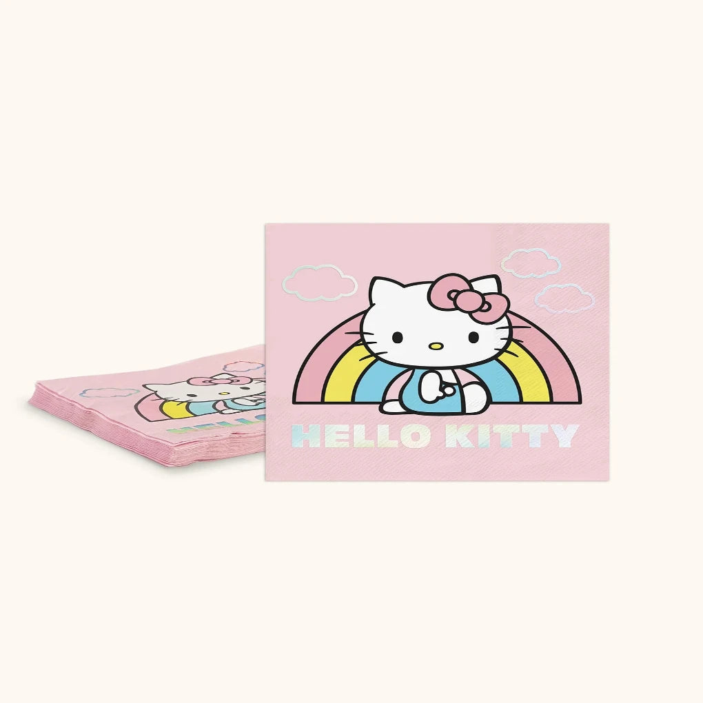 Hello Kitty Rainbow Skies Luncheon Napkins