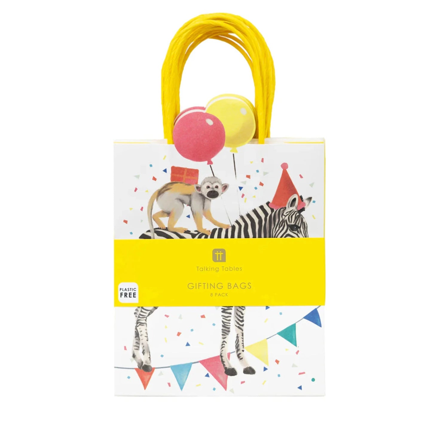 Party Safari Paper Treat Bags - 8 Pack