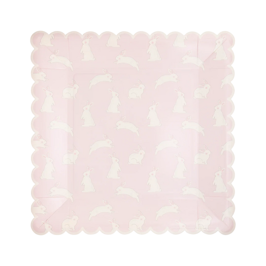 Bunny Pattern Paper Plate