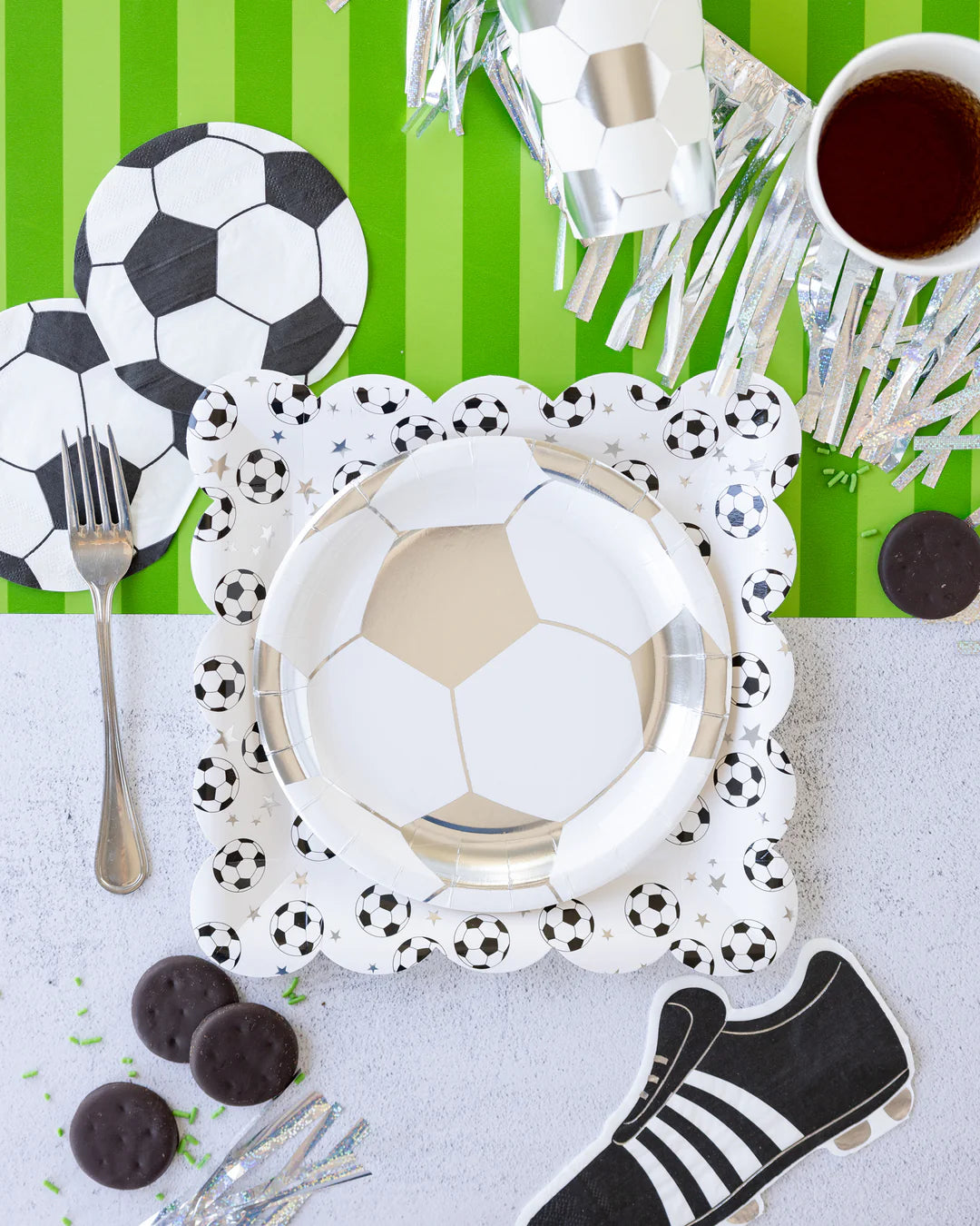 Soccer Paper Table Runner