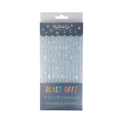 Color Changing Reusable Straws