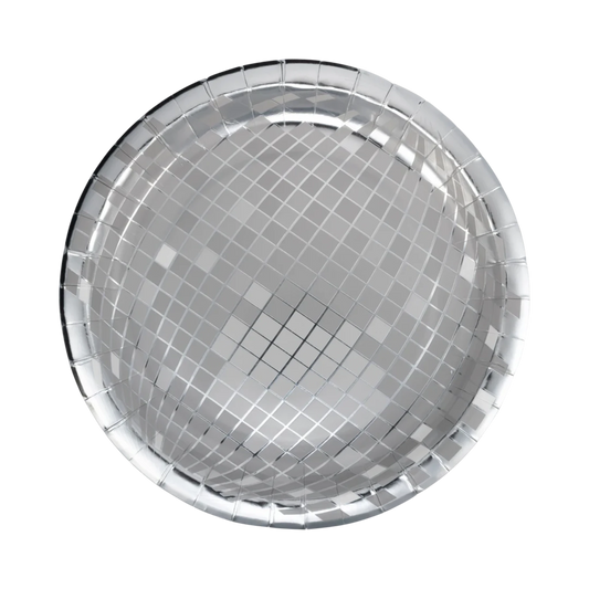 Silver Disco 9" Plate