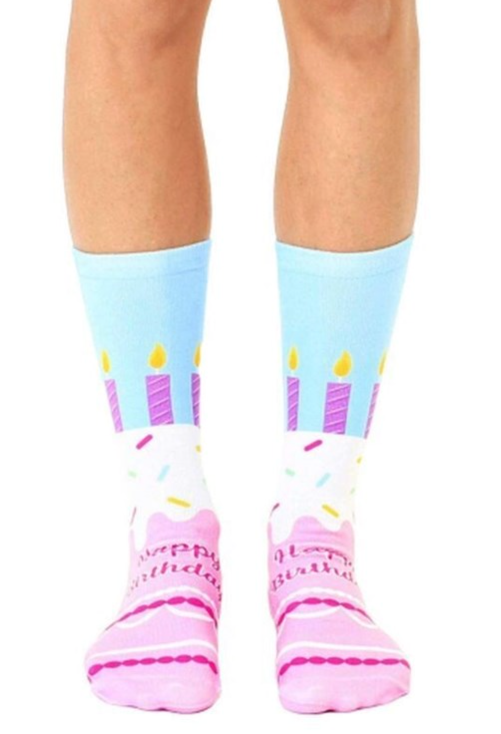 Birthday Cake Crew Socks