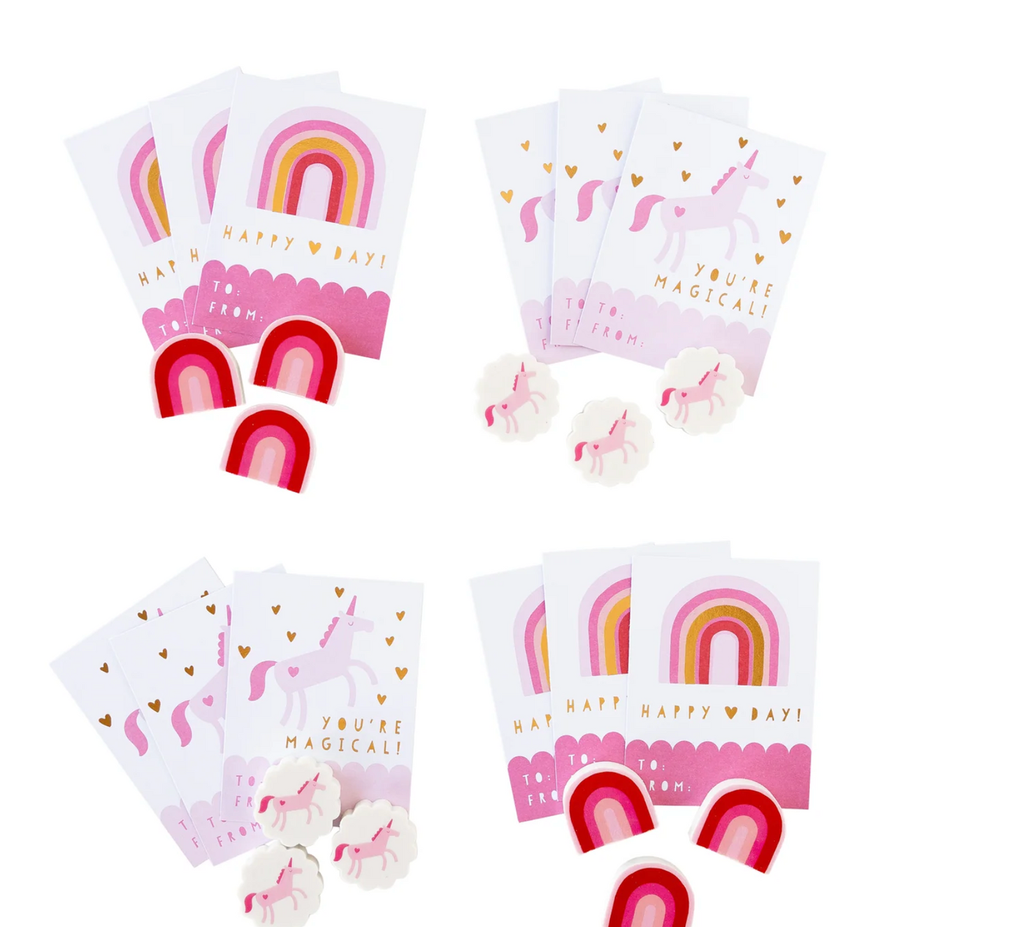 Tarjetas De San Valentín Unicornio