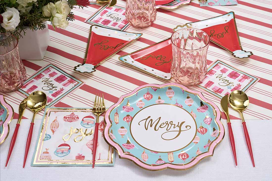 Dinner Plate Jolly Holiday/8pkg