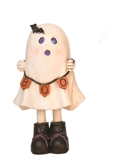 Light Up Res Trick or Treat Ghost Fig