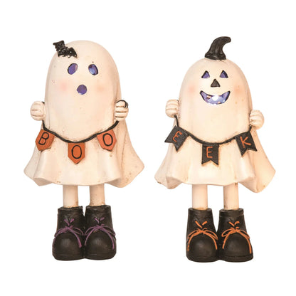 Light Up Res Trick or Treat Ghost Fig