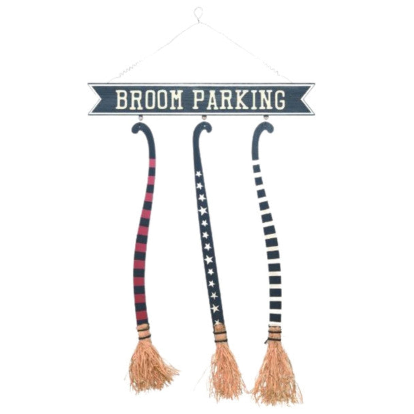 Broom Parking Sing Decor