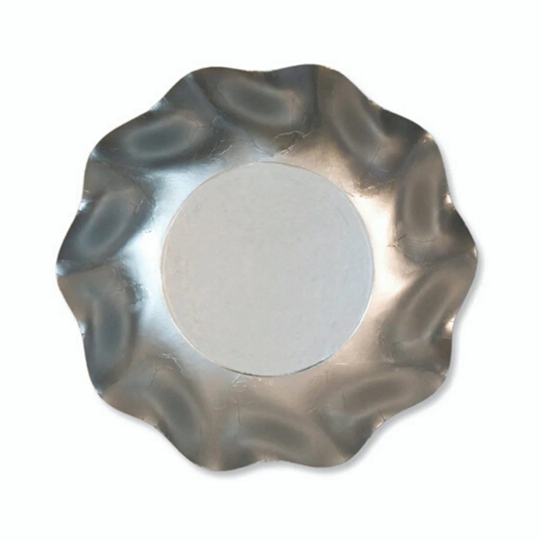 Wavy Appetizer/Dessert Bowl Satin Silver