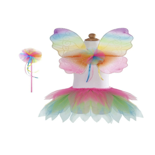 NEON RAINBOW SKIRT WING/WAND SIZE 4-6