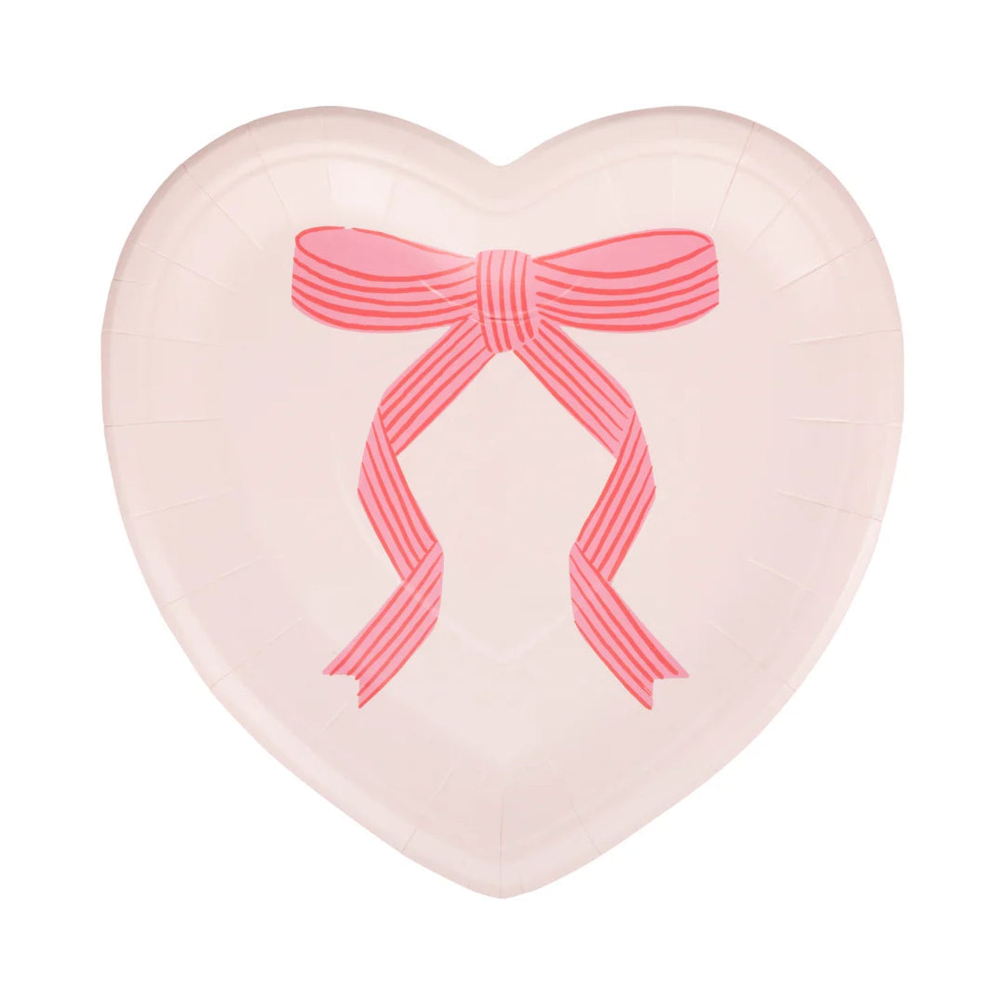 Tied Bow Heart Plate