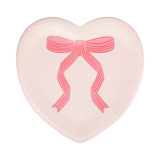 Tied Bow Heart Plate