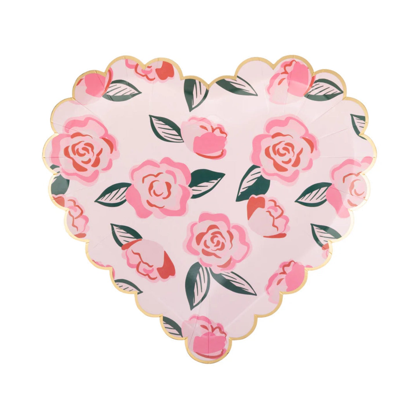 Floral Heart Plate