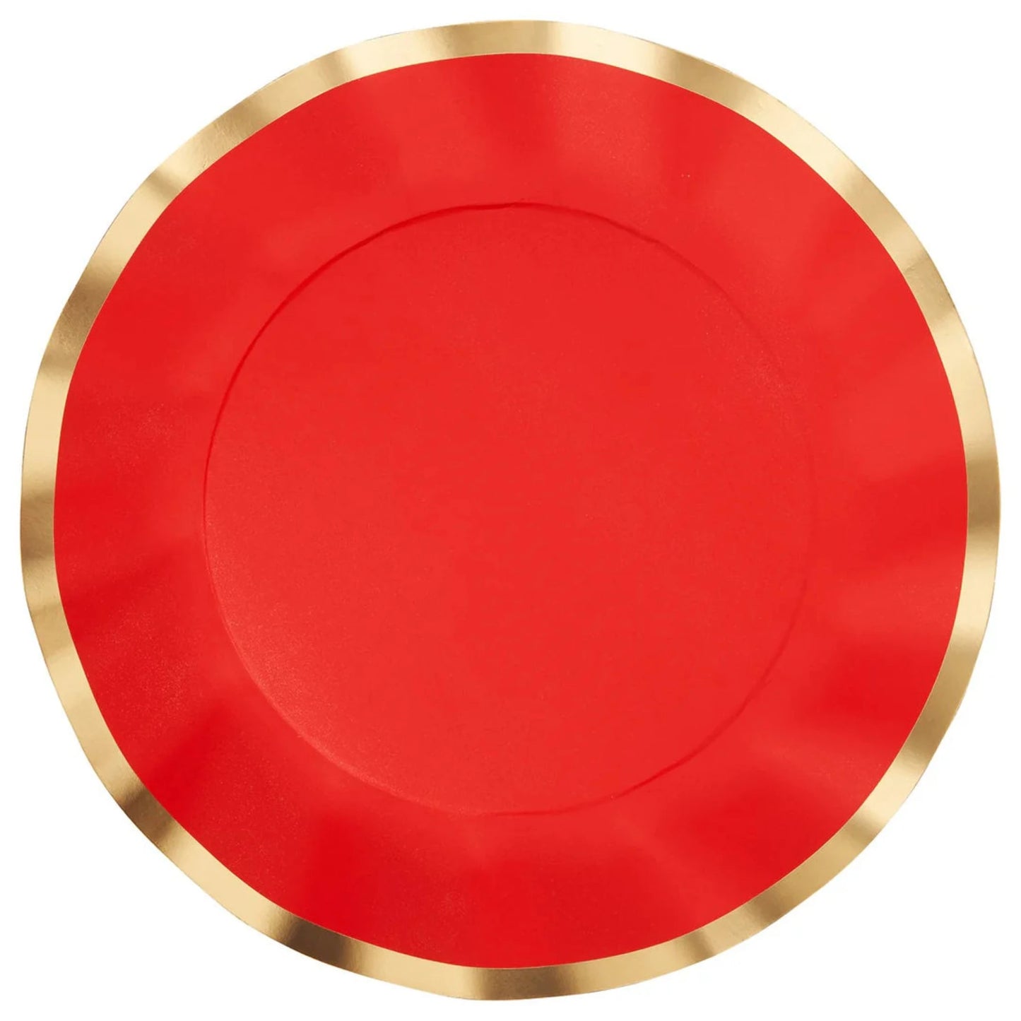 Salad Plate Everyday Red