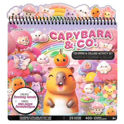 Capybara & Co. Coloring & Collage Activity Set
