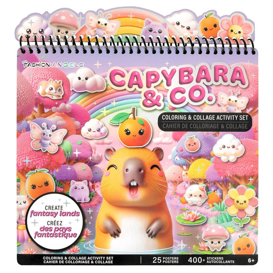 Capybara & Co. Coloring & Collage Activity Set