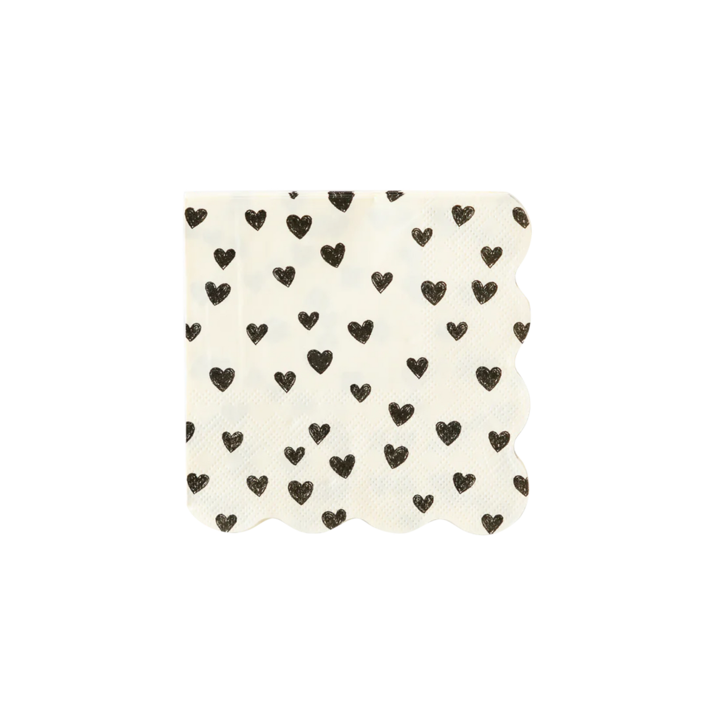 Black Hearts Napkins