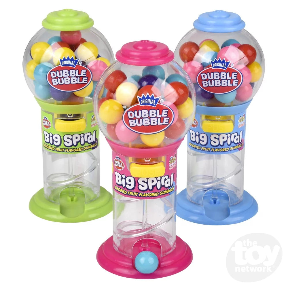 Dispensador de chicles en espiral grande de 5"