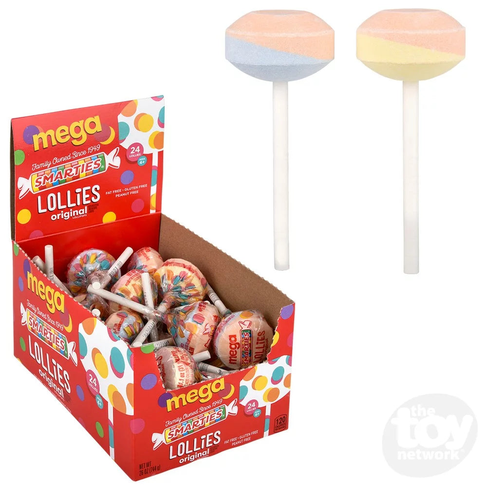 Smarties Mega Lollies 24ct