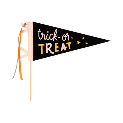 rick or Treat Felt Pennant Banner