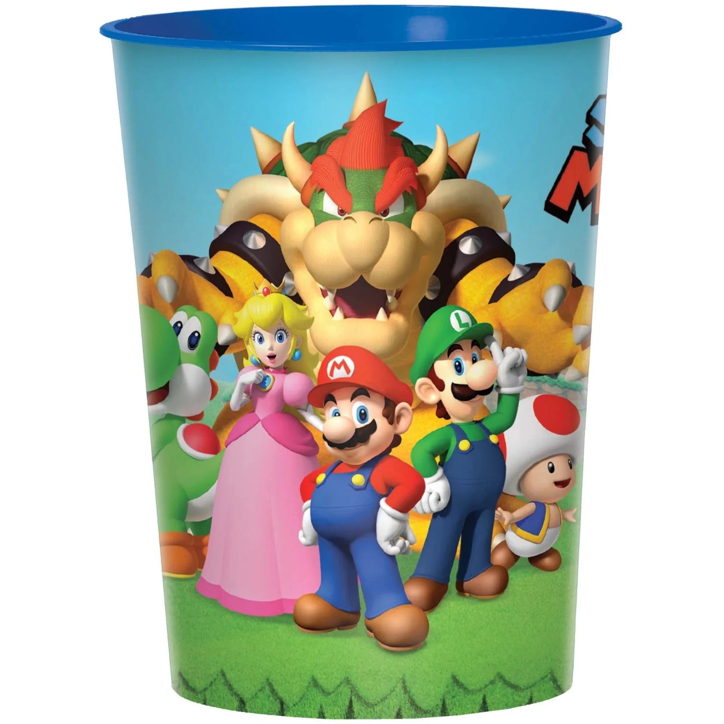 Super Mario Bros Birthday Party Blue Favour